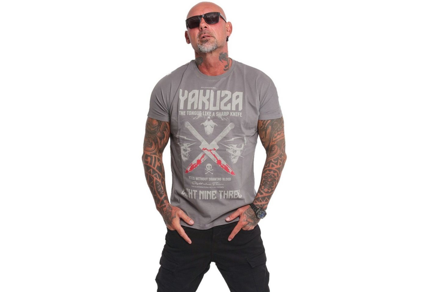 YAKUZA T-Shirt Sharp Knife von YAKUZA