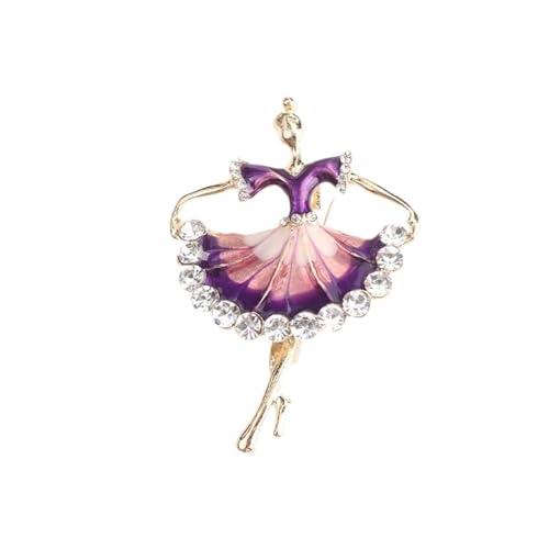 1 Pcs Ballett Mädchen Brosche Frauen Kleidung Zubehör Party Dekoration von YAKXIUE