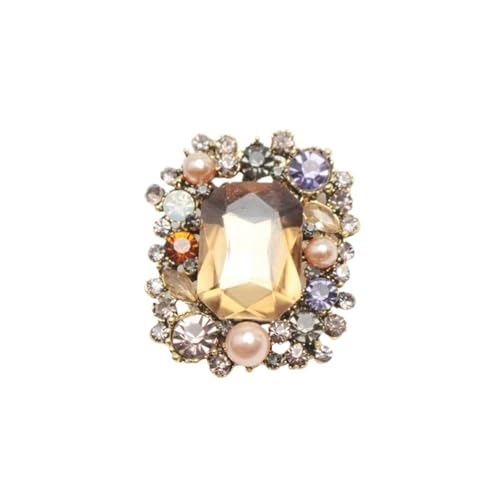 1 Pcs Funkelnde Strass Brosche Unisex Individuelle Pin Zubehör von YAKXIUE