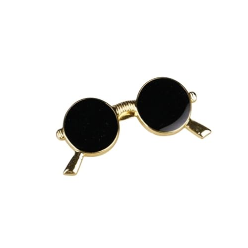 1 Pcs Mini Gläser Sonnenbrille Pins Broschen Abzeichen Frauen Männer Kleidung Zubehör Party Dekoration(2.4cm) von YAKXIUE