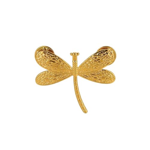 1 Pcs Pin Brosche Gold Farbe Frau Einfache Kleidung Richtung Schmuck Party von YAKXIUE