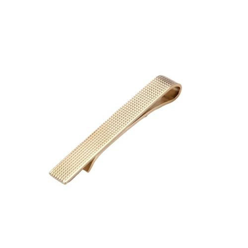 5,5 cm Mi Herren Minimalistische Krawattenklammern und Manschettenknöpfe Krawatte Metall Pins Groomsmen(Gold) von YAKXIUE