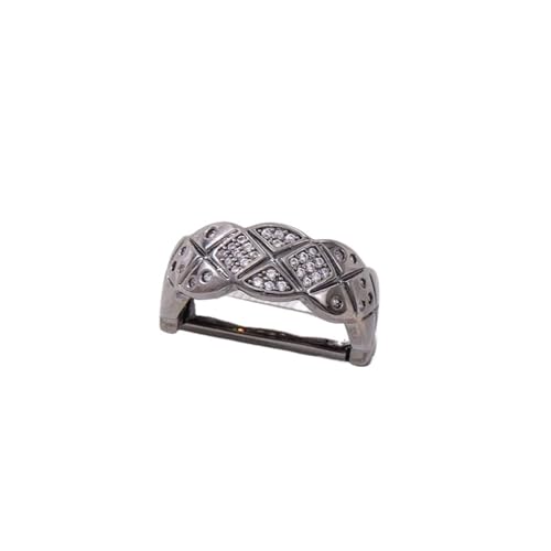 Krawattenklammer Herren Multi-Color Schnalle Formeller Anzug Temperament Vielseitig Hoop Bankett Party(Gray) von YAKXIUE