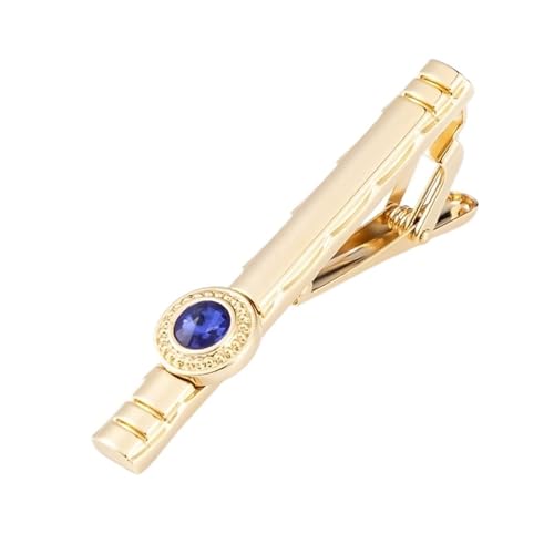 Metall Krawatte Clip Licht männer frauen Formelle Kleidung Anzug Zubehör Bankett Kleidung(Blue) von YAKXIUE