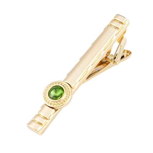 Metall Krawatte Clip Licht männer frauen Formelle Kleidung Anzug Zubehör Bankett Kleidung(Green) von YAKXIUE