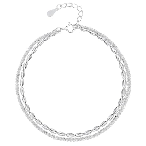 YAKXIUE 1 Pcs Double Layered Bracelet For Women Adjustable Party Jewelry von YAKXIUE