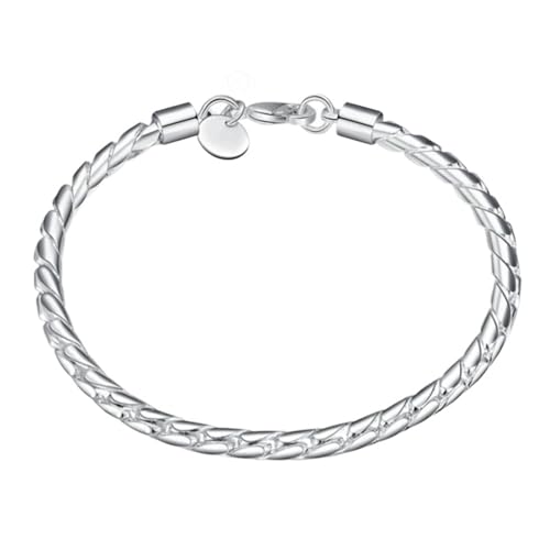 YAKXIUE 1 Stück 3MM Twisted Charm Armbänder Frauen Männer Paar Unisex Schmuck von YAKXIUE