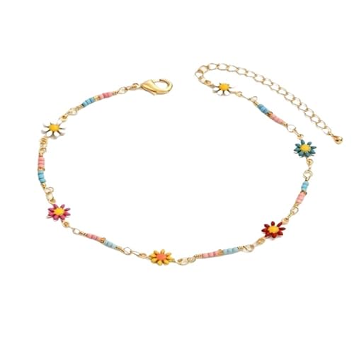 YAKXIUE 1 Pcs Kette Fußkettchen for Frauen Sommer Perlen Fuß Kette Party Berufung von YAKXIUE