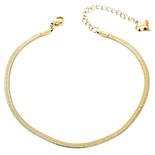 YAKXIUE 1 Stück Ketten-Fußkettchen for Damen, Sommer-Strandschmuck von YAKXIUE