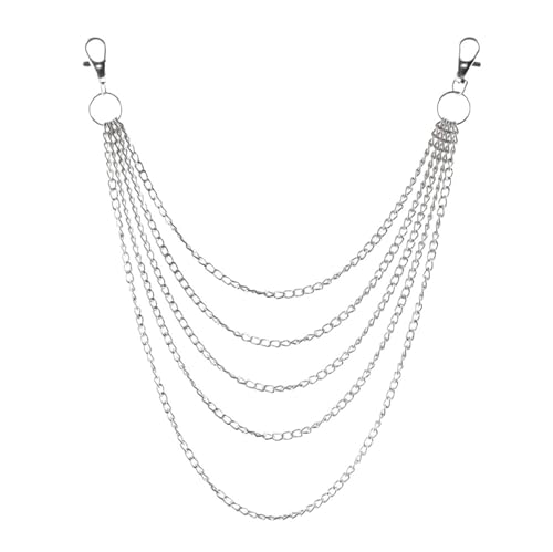 YAKXIUE Kette auf der Jeanshose Damen Schlüsselanhänger for Herren Kleidung Ästhetische Accessoires von YAKXIUE