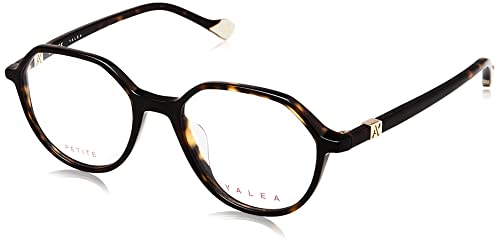 YALEA Damen Vya019l Sonnenbrille, Braun, Hochglanz (Shiny Dark Havana), 48 von YALEA