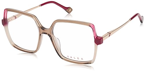 Yalea Unisex VYA086 Sunglasses, Shiny Transp.Dove Grey, 55 von YALEA