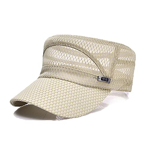 YAMEE Army Cap für den Sommer Herren, Military Cap Mesh Basecap Kappe Sommermützen Baseball Cap Mütze Verstellbar Schirmmütze in militärischem Stil von YAMEE