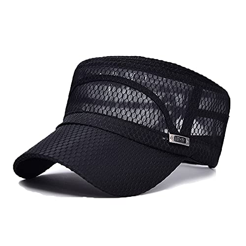 YAMEE Army Cap für den Sommer Herren, Military Cap Mesh Basecap Kappe Sommermützen Baseball Cap Mütze Verstellbar Schirmmütze in militärischem Stil von YAMEE