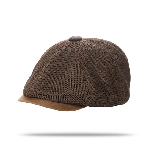 YAMEE Barett Herren Sommer Atmungsaktiver Mesh,Baskenmützen Damen Sonnenschutz,Schiebermütze Herren Elastisch Verstellbar,Newsboy Cap Herren Leicht Retro,Flat Cap Unisex Outdoor Mode Freizeit YAMEE Barett Herren Sommer Atmungsaktiver Mesh,Baskenmützen Damen Sonnenschutz,Schiebermütze Herren Elastisch Verstellbar,Newsboy Cap Herren Leicht Retro,Flat Cap Unisex Outdoor Mode Freizeit von YAMEE