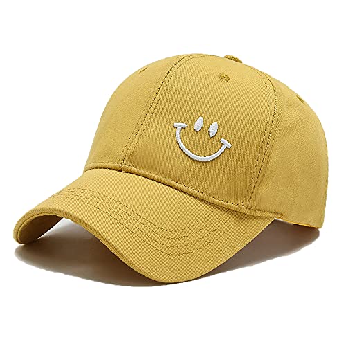 YAMEE Baseball Cap Damen Herren Baumwolle, Baseball-Mütze Unisex Verstellbar Basecap Sonnenschutz Baseballkappen Sport Cap Sonnenhut für Sport Reisen Draußen von YAMEE