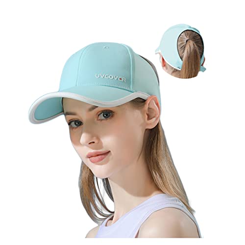 YAMEE Baseball Cap Damen Pferdeschwanz,Sommermütze Damen Basecap Sportkappe Hut Outdoor Sonnenschutz Baseball Mützen Einstellbare Baseball Kappe(Kopfumfang: 55-58cm) von YAMEE