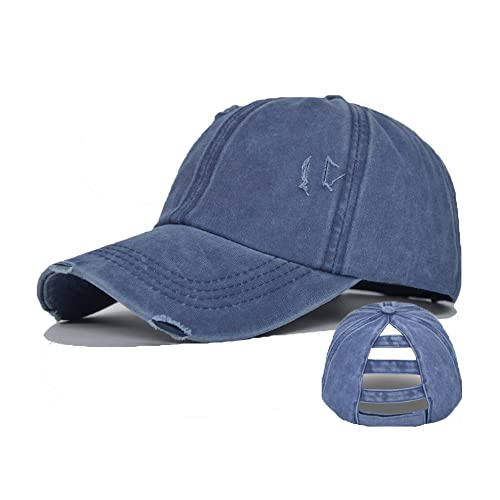 YAMEE Baseball Cap Damen Pferdeschwanz Baseballkappe,Basecap Damen Sonnenhut Sonnenschutz,Baseballmütze Damen Vintage Sport Outdoor Cap von YAMEE