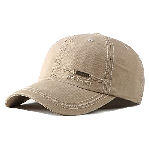 YAMEE Baseball Cap Denim Herren,Basecap Unisex Vintage Baseballmütze Sportkappe Verstellbar,Baseballkappen Herren Sonnenhut für Outdoor-Aktivitäten Angeln,Camping von YAMEE