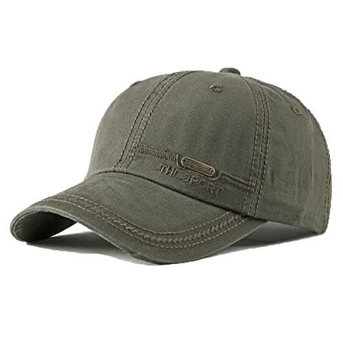 YAMEE Baseball Cap Denim Herren,Basecap Unisex Vintage Baseballmütze Sportkappe Verstellbar,Baseballkappen Herren Sonnenhut für Outdoor-Aktivitäten Angeln,Camping von YAMEE