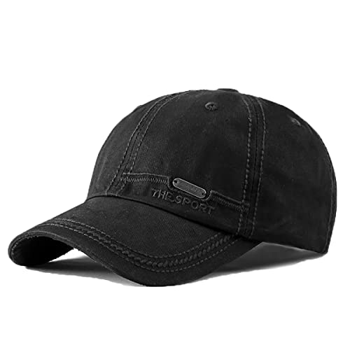 YAMEE Baseball Cap Denim Herren,Basecap Unisex Vintage Baseballmütze Sportkappe Verstellbar,Baseballkappen Herren Sonnenhut für Outdoor-Aktivitäten Angeln,Camping von YAMEE