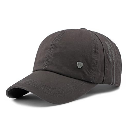 YAMEE Baseball Cap Herren Retro,Basecap Damen Exquisiter Stickerei Leicht,Baseball Caps für Herren Sonnenschutz,Schirmmützen für Herren Atmungsaktiven,Kappe Damen Verstellbar Sport von YAMEE