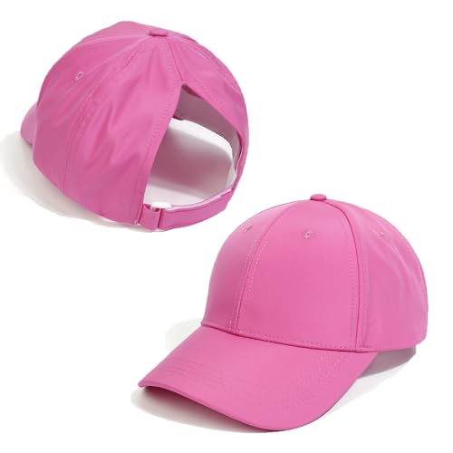 YAMEE Baseballkappe Pferdeschwanz für Kinder,Basecap für Mädchen Weich Atmungsaktives,Sonnenhut Kinder Sommer UV-Schutz,Baseball Cap Kinder Sport Freizeit,Mütze Kinder Schlichtes Stilvoll von YAMEE