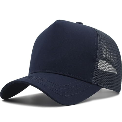 YAMEE Basecap Herren Großer Kopf High Crown XXL,Baseball Cap Herren Sommer Atmungsaktiv Mesh,Baseballkappe Damen Verstellbare Leicht,Kappe Unisex Im Freien Sonnenschutz,Trucker Hut von YAMEE