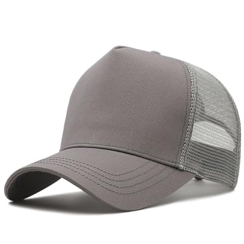 YAMEE Basecap Herren Großer Kopf High Crown XXL,Baseball Cap Herren Sommer Atmungsaktiv Mesh,Baseballkappe Damen Verstellbare Leicht,Kappe Unisex Im Freien Sonnenschutz,Trucker Hut von YAMEE
