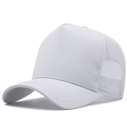 YAMEE Basecap Herren Großer Kopf High Crown XXL,Baseball Cap Herren Sommer Atmungsaktiv Mesh,Baseballkappe Damen Verstellbare Leicht,Kappe Unisex Im Freien Sonnenschutz,Trucker Hut von YAMEE