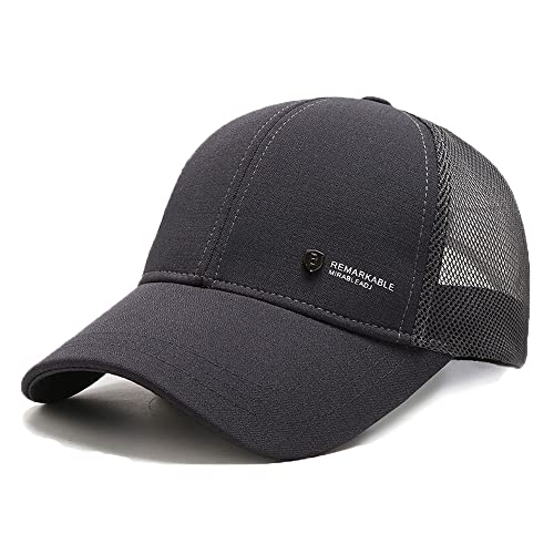 YAMEE Basecap Herren Sommer Mesh,Baseball Cap Sommer Cap Herren,Baseballkappen Sommermütze Herren Sonnenhut für Draußen Sport(Kopfumfang: 56-60cm) von YAMEE