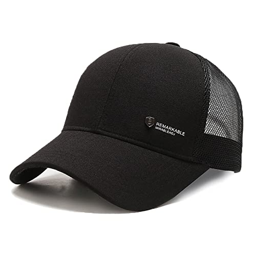 YAMEE Basecap Herren Sommer Mesh,Baseball Cap Sommer Cap Herren,Baseballkappen Sommermütze Herren Sonnenhut für Draußen Sport(Kopfumfang: 56-60cm) von YAMEE