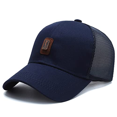 YAMEE Basecap Herren Sommer Mesh,Baseball Cap Sommer Cap Herren,Baseballkappen Sommermütze Herren Sonnenhut für Draußen Sport(Kopfumfang: 56-60cm) von YAMEE