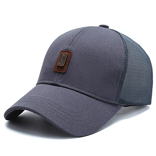 YAMEE Basecap Herren Sommer Mesh,Baseball Cap Sommer Cap Herren,Baseballkappen Sommermütze Herren Sonnenhut für Draußen Sport(Kopfumfang: 56-60cm) von YAMEE