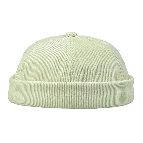 YAMEE Cap Herren Hut Damen Docker-Cap Unisex Docker Mütze Hafenmütze Seemannsmütze Herrenhut Bikercap Hat Wandermütze Seemannskappe（Kappenumfang：56-58cm） von YAMEE