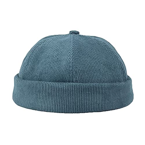 YAMEE Cap Herren Hut Damen Docker-Cap Unisex Docker Mütze Hafenmütze Seemannsmütze Herrenhut Bikercap Hat Wandermütze Seemannskappe（Kappenumfang：56-58cm） von YAMEE
