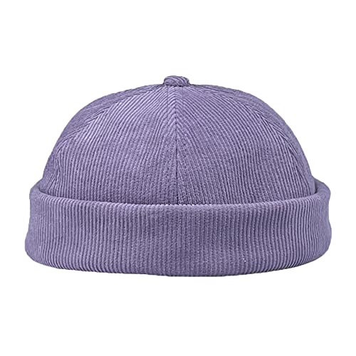 YAMEE Cap Herren Hut Damen Docker-Cap Unisex Docker Mütze Hafenmütze Seemannsmütze Herrenhut Bikercap Hat Wandermütze Seemannskappe（Kappenumfang：56-58cm） von YAMEE