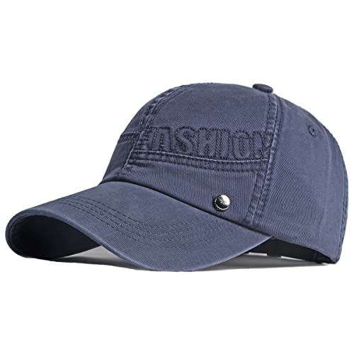 YAMEE Denim Baseball Cap Herren Damen,Basecap Sonnenhut Unisex Sportkappe,Baseballkappen Herren für Outdoor-Aktivitäten Angeln,Camping von YAMEE