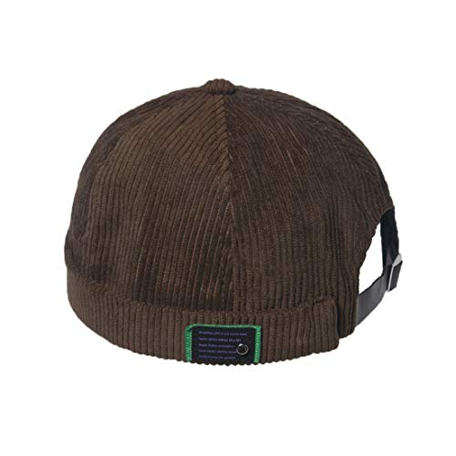 YAMEE Docker-Cap Herren Docker Mütze Damen Seemannsmütze Hafenmütze Herrenmütze Bikercap Hat Wandermütze Dockercap Kopfbedeckung Seemannskappe （Kopfumfang Größenverstellbar） von YAMEE