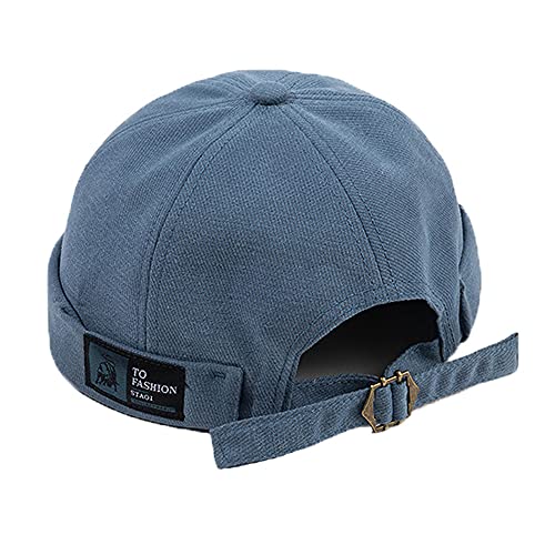 YAMEE Docker-Cap Herren Docker Mütze Damen Seemannsmütze Hafenmütze Herrenmütze Bikercap Hat Wandermütze Dockercap Kopfbedeckung Seemannskappe （Kopfumfang Größenverstellbar） von YAMEE