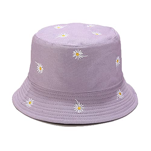 YAMEE Fischerhut Unisex Reversibel, Bucket Hat Damen Baumwolle Cap Herren mütze Zwei Seiten- Hut Faltbar Anglerhut Zum Wandern Camping Reisen Angeln 55-58cm von YAMEE