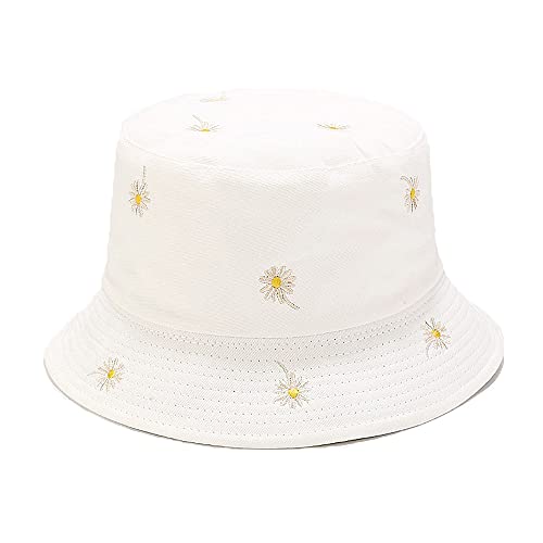 YAMEE Fischerhut Unisex Reversibel, Bucket Hat Damen Baumwolle Cap Herren mütze Zwei Seiten- Hut Faltbar Anglerhut Zum Wandern Camping Reisen Angeln 55-58cm von YAMEE