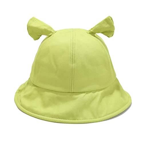 YAMEE Shrek Fischerhut für Damen und Herren, Sommer, Reisen, Strand, Sonnenhüte im Freien, lustiger Cosplay-Hut, grün, One size von YAMEE