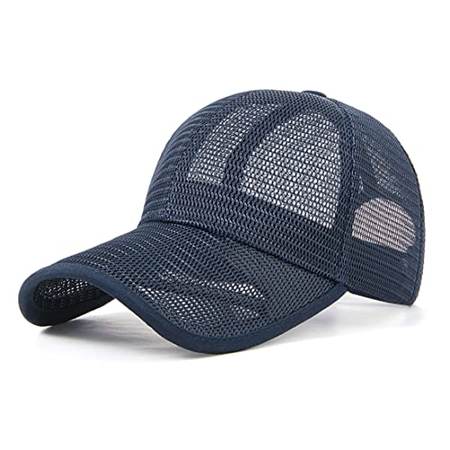 YAMEE Sommermütze Herren Damen Baseball Cap,Sommercap Unisex Mesh Basecap Sonnenschutz Kappe,Baseballmütze Atmungsaktives Sporthut für Herren und Damen von YAMEE