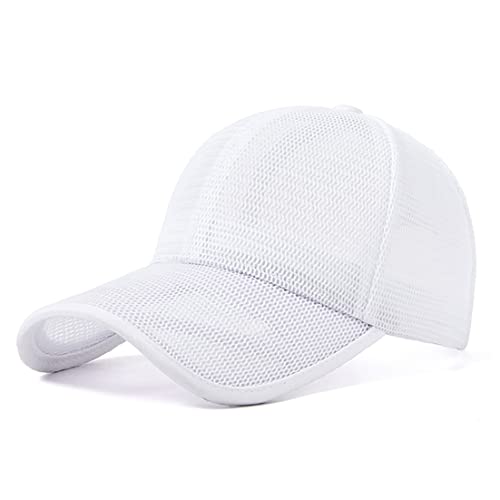 YAMEE Sommermütze Herren Damen Baseball Cap,Sommercap Unisex Mesh Basecap Sonnenschutz Kappe,Baseballmütze Atmungsaktives Sporthut für Herren und Damen von YAMEE