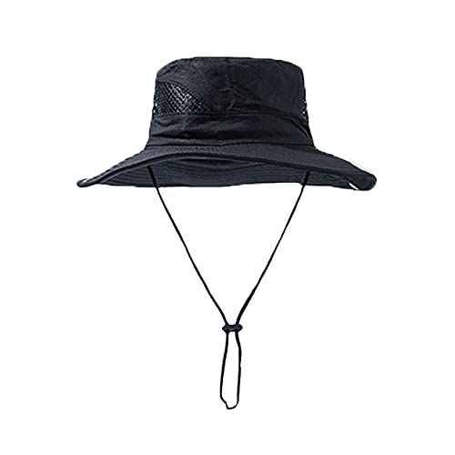 YAMEE Sonnenhut Herren Sommer Outdoor Buschhüte, Sonnenhut Männer UV Schutz, Fischerhut Unisex Faltbar Atmungsaktiv, Wanderhut Erwachsene Gartenhut Campinghut Anglerhut von YAMEE