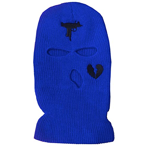 YAMEE Sturmhaube Herren Damen,Balaclava - 3-Loch Sturmmaske,Vollmaske Skimütze Wintermütze Strickmaske Vollgesichtsabdeckung für Outdoor Radfahren Skifahren von YAMEE
