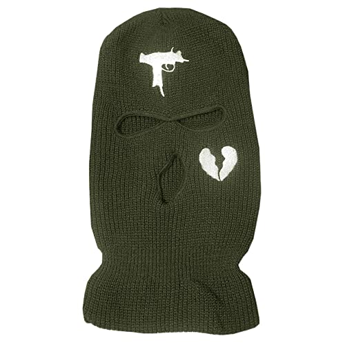 YAMEE Sturmhaube Herren Damen,Balaclava - 3-Loch Sturmmaske,Vollmaske Skimütze Wintermütze Strickmaske Vollgesichtsabdeckung für Outdoor Radfahren Skifahren von YAMEE