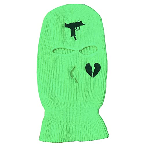 YAMEE Sturmhaube Herren Damen,Balaclava - 3-Loch Sturmmaske,Vollmaske Skimütze Wintermütze Strickmaske Vollgesichtsabdeckung für Outdoor Radfahren Skifahren von YAMEE