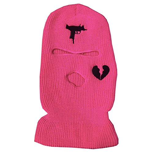 YAMEE Sturmhaube Herren Damen,Balaclava - 3-Loch Sturmmaske,Vollmaske Skimütze Wintermütze Strickmaske Vollgesichtsabdeckung für Outdoor Radfahren Skifahren von YAMEE